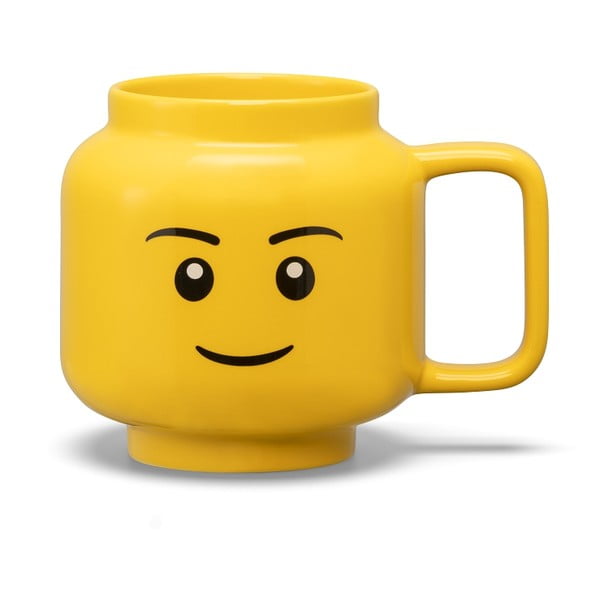 Dzeltena keramikas krūze bērniem 530 ml Head – LEGO®