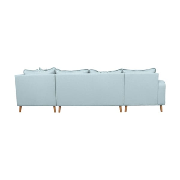 Gaiši zils stūra dīvāns (kreisais stūris) Beata – Ropez-image-4