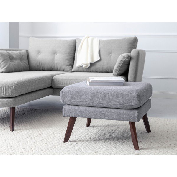 Gaiši pelēks taburete Mazzini Sofas Elena-image-4