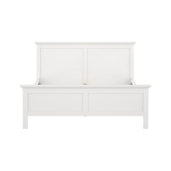 Balta divvietīga gulta 160x200 cm Paris – Tvilum-image-2