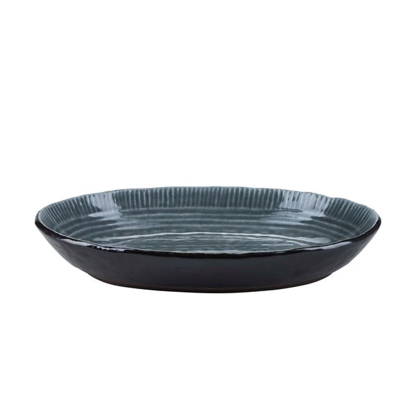 Pelēks keramikas šķīvis Bahne & CO Birch, ø 18,5 cm