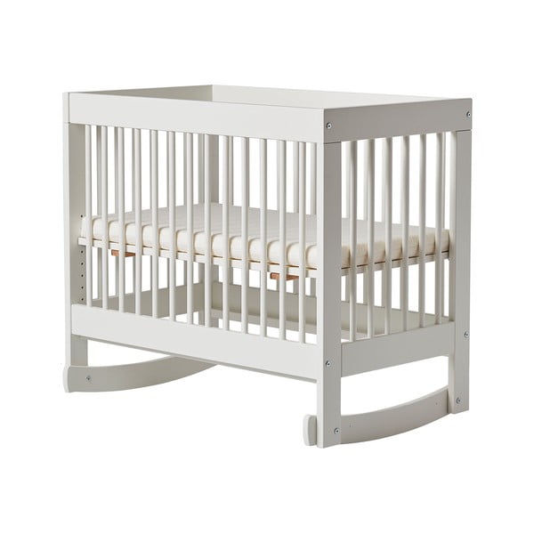 Balta pārvietojamā gultiņa Pinio Basic, 89 x 45 cm-image-2