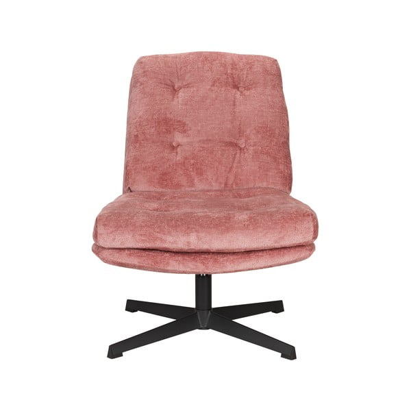 Rozā grozāms atpūtas krēsls Kai – White Label-image-1