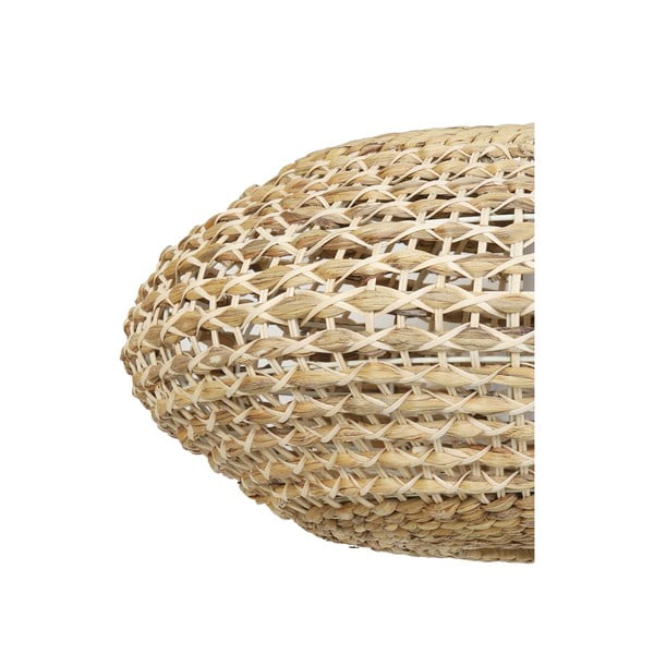 Griestu gaismeklis dabīgā tonī ar rotangpalmas un jūras zāles abažūru ø 60 cm Tripoli – Light & Living-image-1