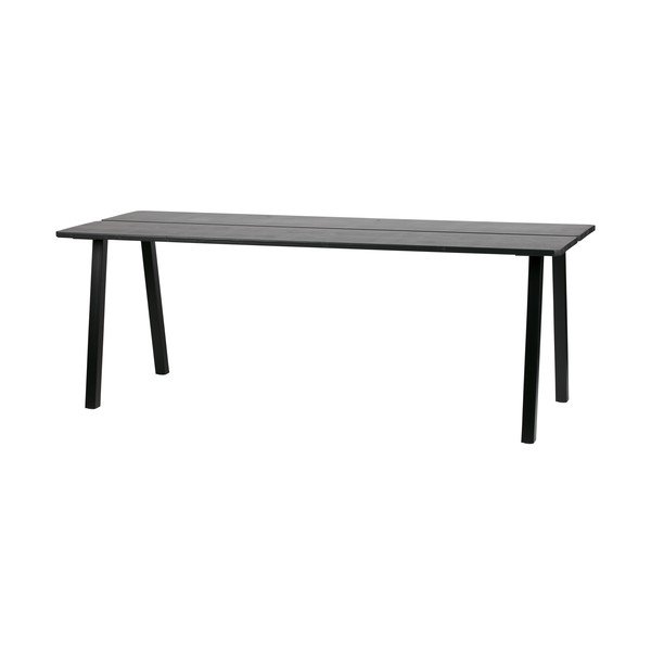 Melns ēdamgalds WOOOD Trionf, garums 210 cm-image-2