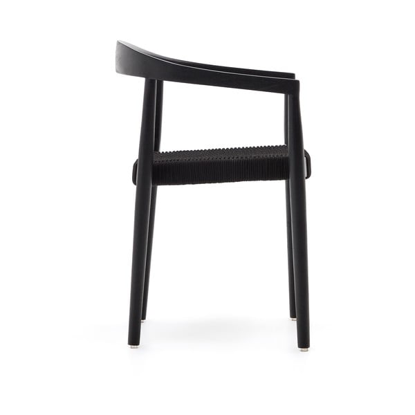 Melni pusdienu krēsli (4 gab.) Ydalia – Kave Home-image-3