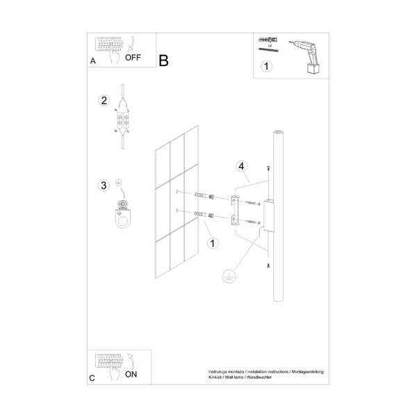 Ķieģeļu sarkana sienas lampa Fideus – Sollux-image-4