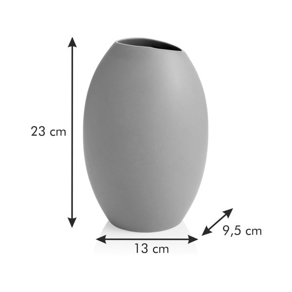 Pelēka keramikas vāze Fancy Home – Tescoma-image-3