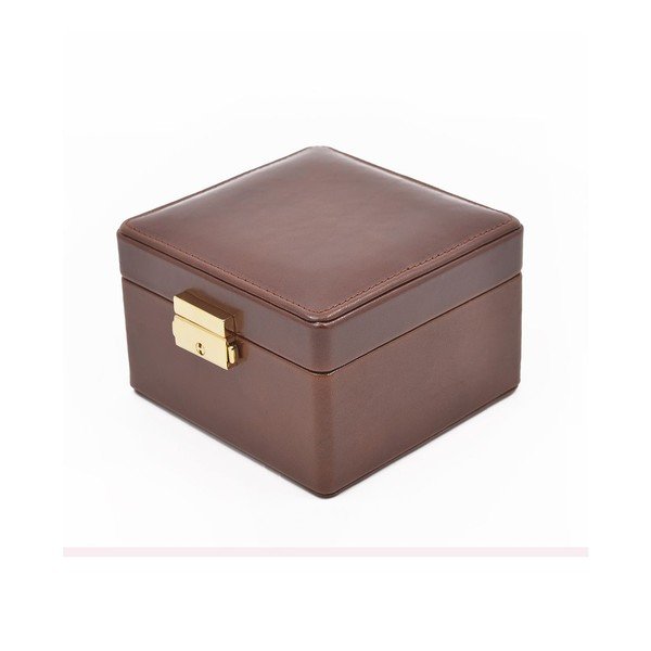 Ādas pulksteņu kastīte Ferruccio Laconi Coffee-image-2