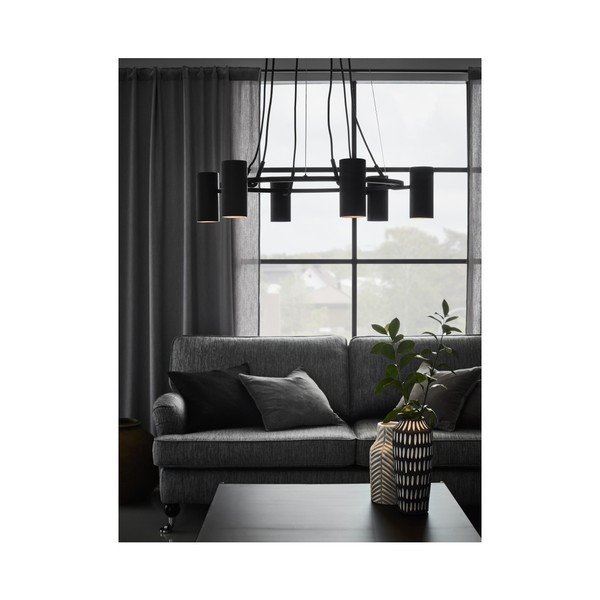 Melna griestu lampa Markslöjd Porto-image-1