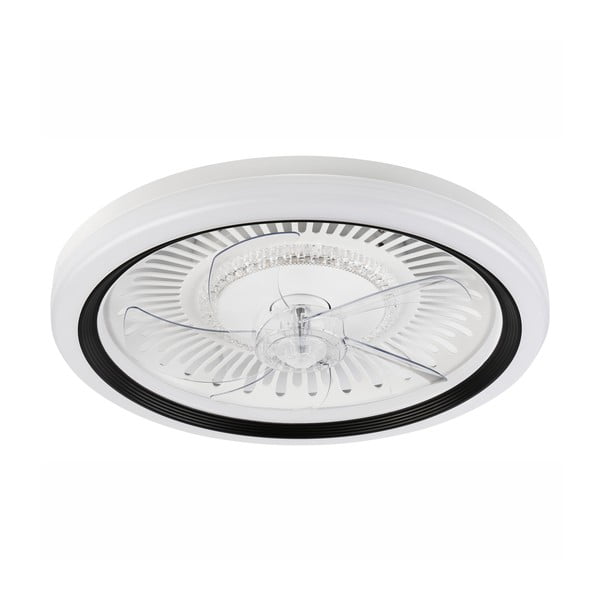 Balta LED griestu lampa ar ventilatoru Gemma – LAMKUR