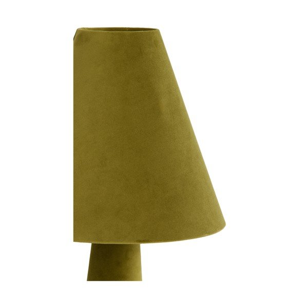 Zaļa galda lampa ar auduma abažūru (augstums 61 cm) Devia – Light & Living-image-3