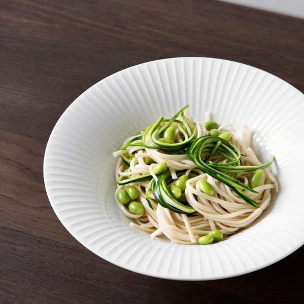 Balts porcelāna dziļais šķīvis Kähler Design Hammershoi, ⌀ 21 cm-image-2