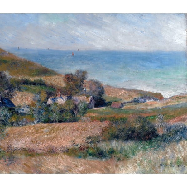 Gleznas reprodukcija Auguste Renoir – View of the Seacoast near Wargemont in Normandy, 70 x 60 cm