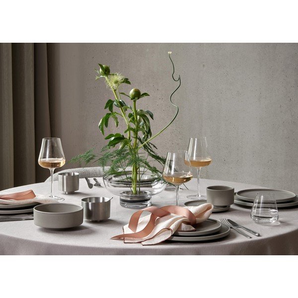 Sudraba krāsas nerūsējošā tērauda tasītes (2 gab.) ar dubultsienu Makoto Steel – Blomus-image-1