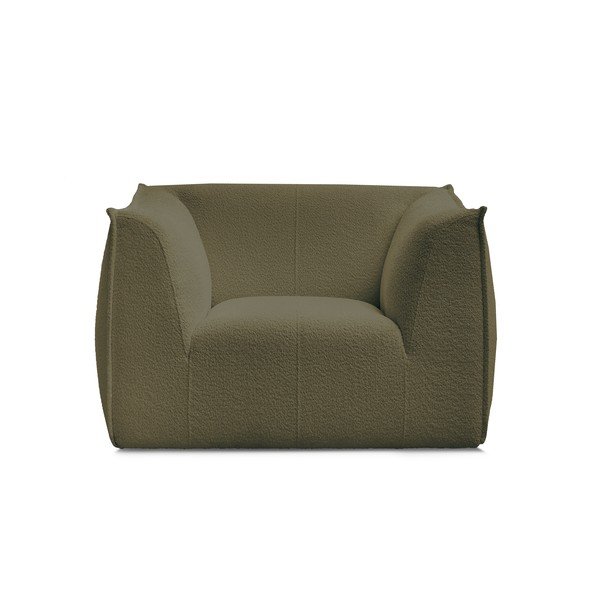 Zaļš atpūtas krēsls no buklē auduma Giorgia – Bobochic Paris-image-3