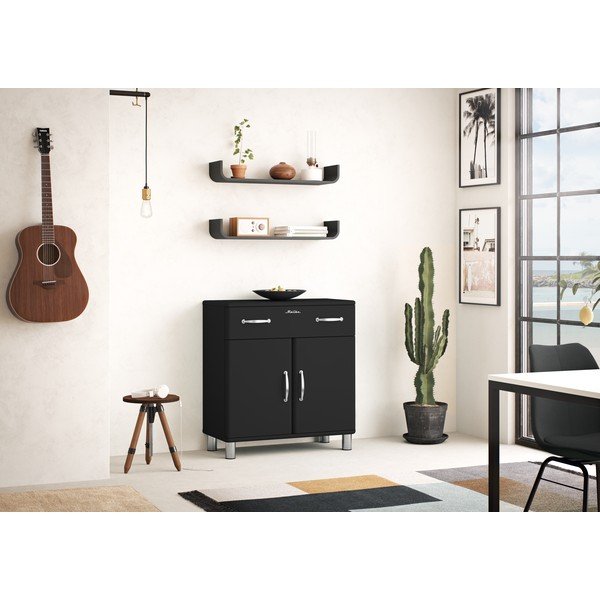 Melns sienas plaukts Tenzo Flower-image-2