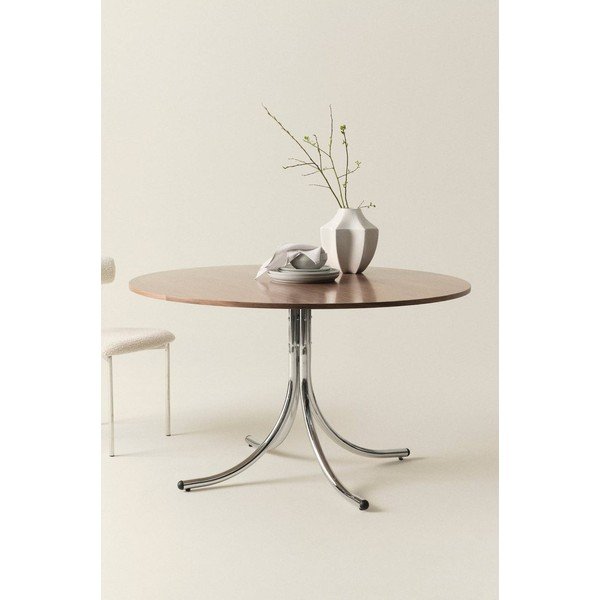 Metāla apaļš ēdamgalds ø 130 cm Chipley – Jotex-image-1