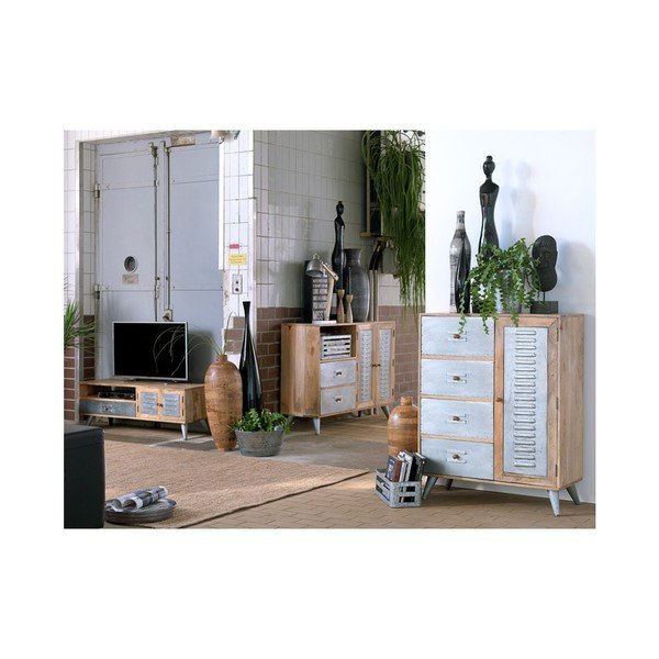 Mango koka kumode ar 4 atvilktnēm Canett Leipzig-image-2