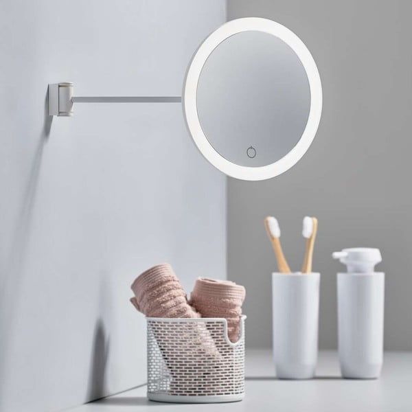 Pelēks sienas spogulis Zone Eve, ø 17,5 cm-image-1