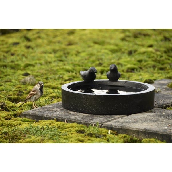 Melna keramikas putnu barotava Esschert Design Ave-image-1