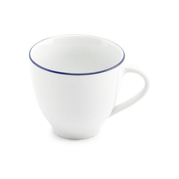 Balta kapučīno porcelāna tasīte 200 ml Basic White – BonBistro-image-1