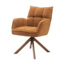 Oranži polsterēti ēdamistabas krēsli (2 gab.) Marilla – Unique Furniture