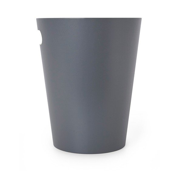 Tumši pelēka koka atkritumu tvertne 7,5 l Woodrow – Umbra-image-4