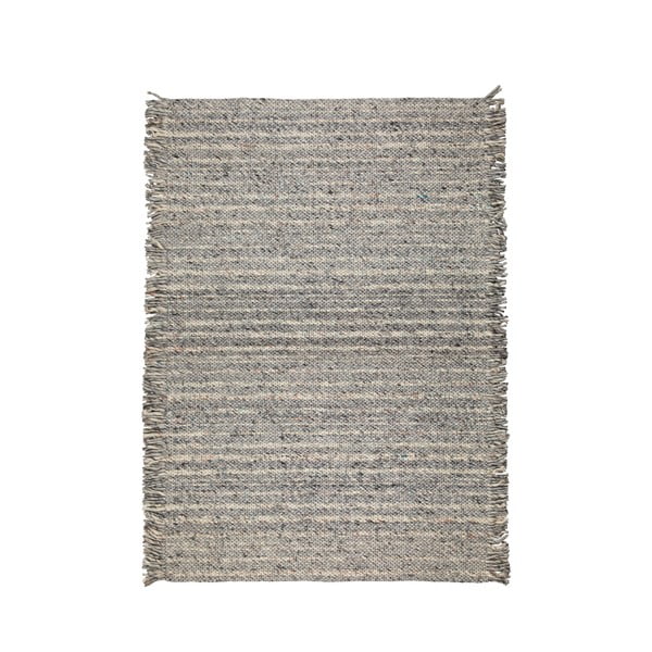 Pelēks vilnas paklājs Zuiver Frills, 170 x 240 cm