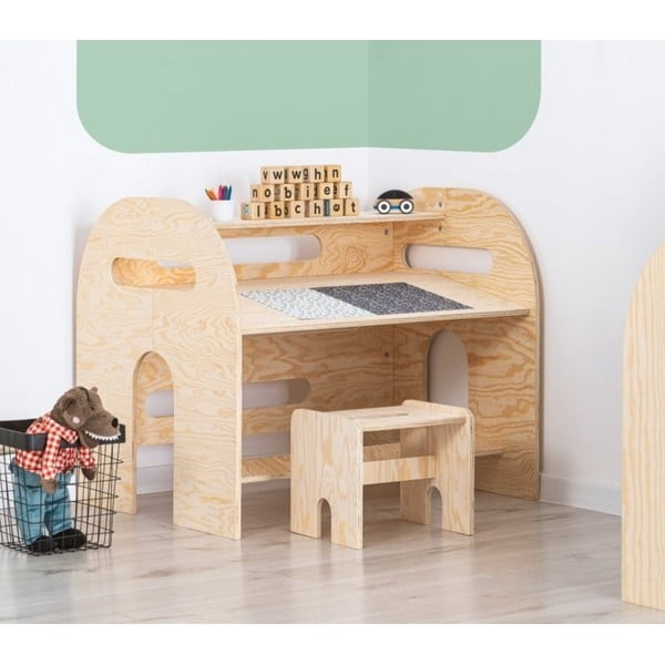 Bērnu rakstāmgalds 76x93 cm MUNDO – Adeko