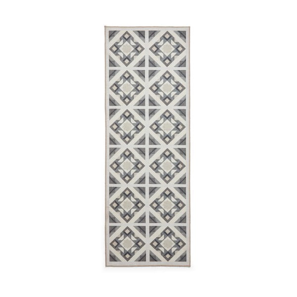 Pelēks mazgājams celiņa paklājs 61x170 cm Victoria Beige – Think Rugs