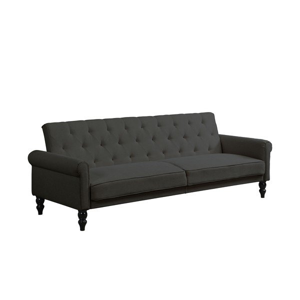 Antracīta pelēks regulējams/salokāms dīvāns 222 cm Tyne – Støraa-image-2