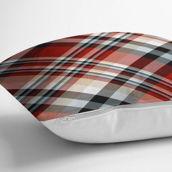 Sarkana dekoratīva spilvendrāna Minimalist Cushion Covers Flannel, 35 x 55 cm-image-1
