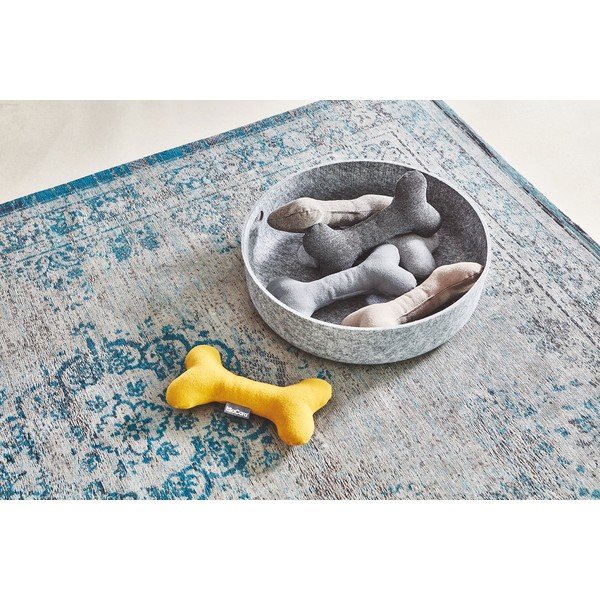 Uzglabāšanas tekstila grozs ø 46x12 cm Cesto Concrete – MiaCara-image-1