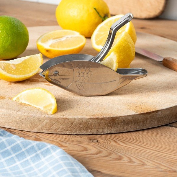 Nerūsējošā tērauda citrusaugļu prese Fish – Rex London-image-1