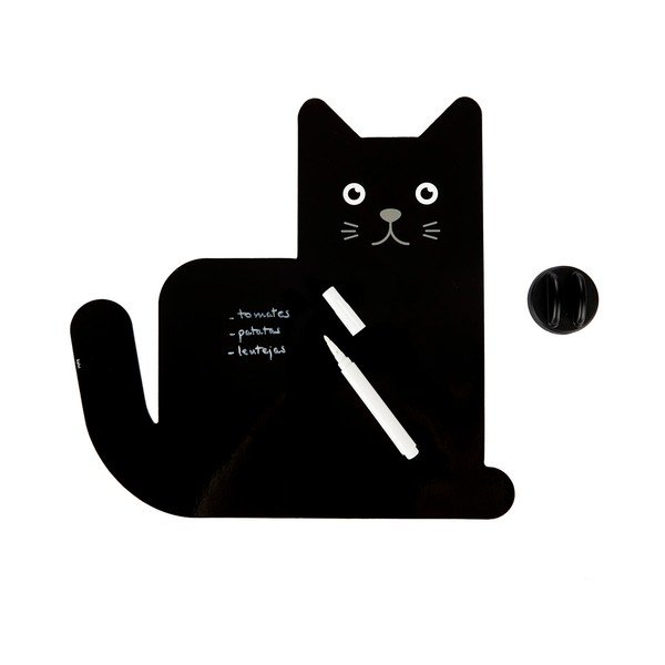 Melna magnētiskā tāfele Balvi Meow!-image-1