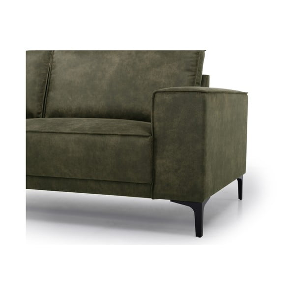 Zaļš stūra dīvāns no ādas imitācijas (ar kreiso stūri) Copenhagen – Scandic-image-4