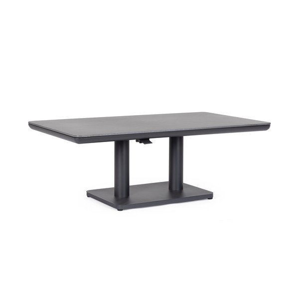 Alumīnija dārza ēdamgalds 80x140 cm Miguel – Bizzotto-image-4