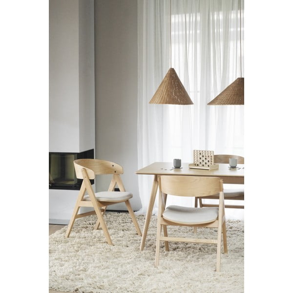 Ēdamistabas krēsli dabīgā tonī (2 gab.) Waterton – Rowico-image-2