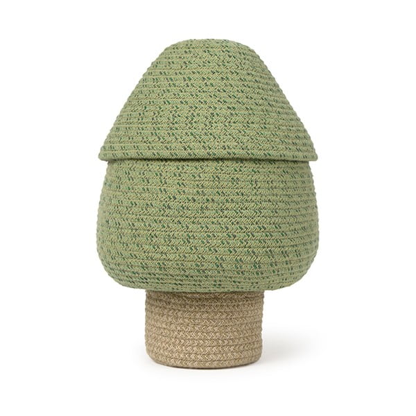 Zaļš tekstila bērnu rotaļlietu grozs ø 25x36 cm Big Tree – Lorena Canals