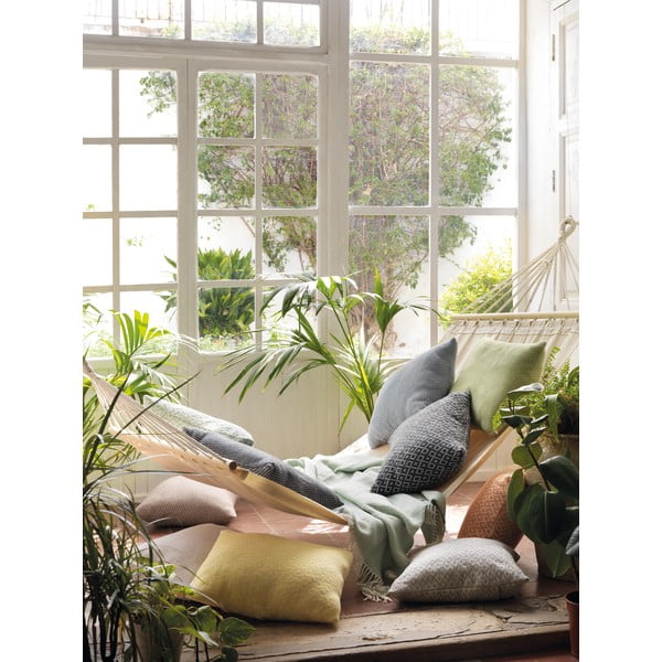 Gaiši pelēka spilvendrāna Euromant Ruby, 45 x 45 cm-image-2