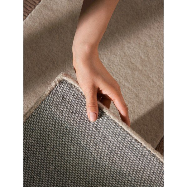 Brūns/krēmkrāsas paklājs no vilnas maisījuma 200x290 cm Karola – Villeroy&Boch-image-4