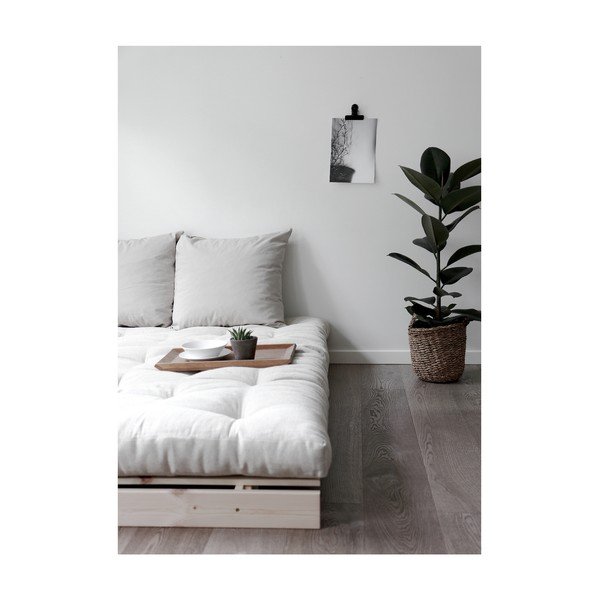 Izlaižams dīvāns Karup Design Roots Black Light Grey-image-1