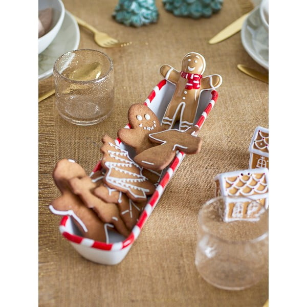 Balta keramikas bļodiņa ar Ziemassvētku motīvu 110 ml Ginnie – Bloomingville-image-1