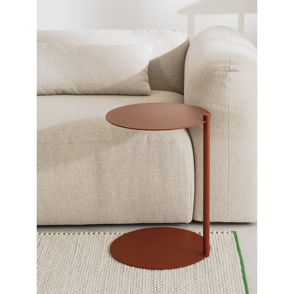 Tērauda apaļš sānu galdiņš 41x40 cm Ande – noo.ma-image-4