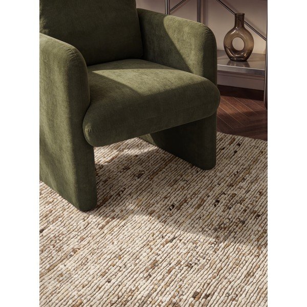 Bēšs ar rokām darināts vilnas paklājs 200x290 cm Bexley Woolwich – Ted Baker-image-2
