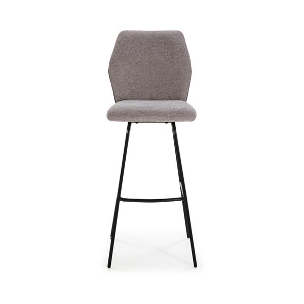 Gaiši pelēki bāra krēsli (2 gab.) 75 cm Pol – Marckeric-image-2