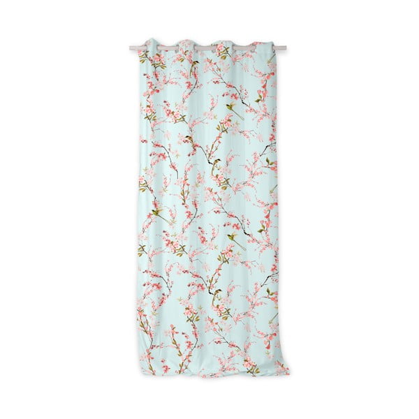 Piparmētru zaļš/rozā aizkars 140x300 cm Chinoiserie – Happy Friday-image-1