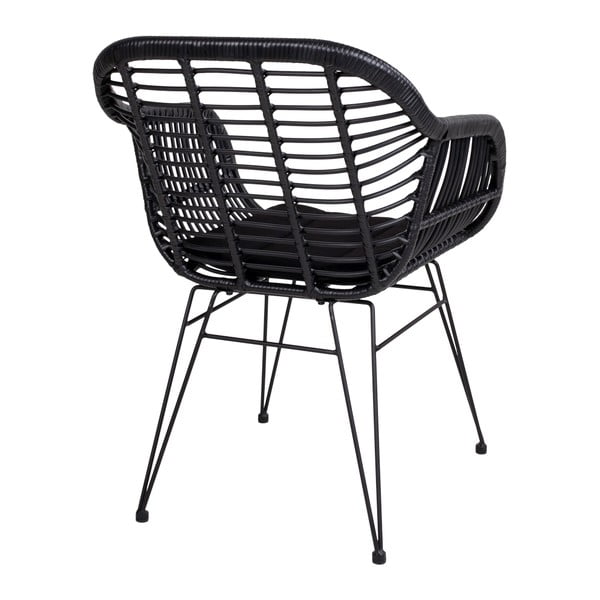 2 āra rotangpalmas krēslu komplekts ar sēdekļa spilvenu House Nordic Trieste-image-2