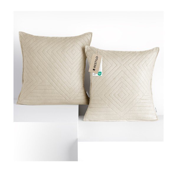 Mikrošķiedras spilvendrānas (2 gab.) 45x45 cm Softa – Restilo-image-3